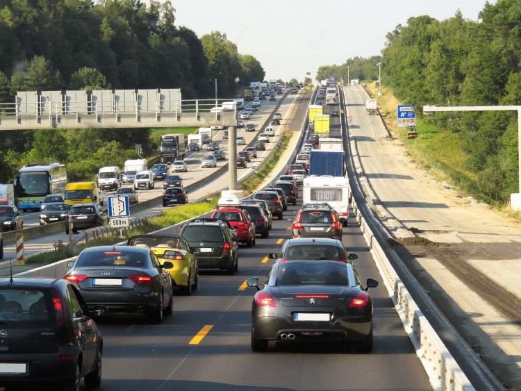 Holiday traffic  in Germany