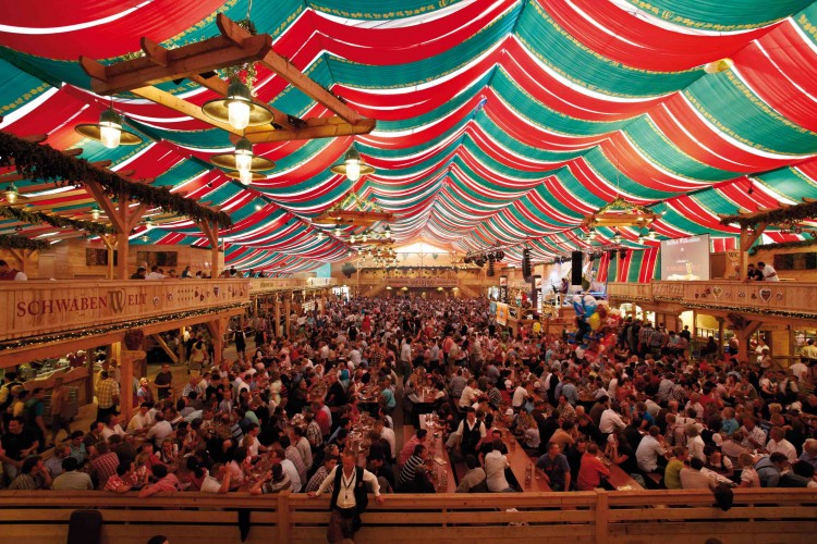 Beer Tent in Stuttgart